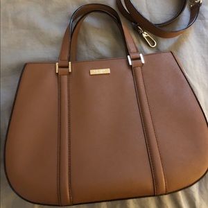 Adorable kate spade brown tote!